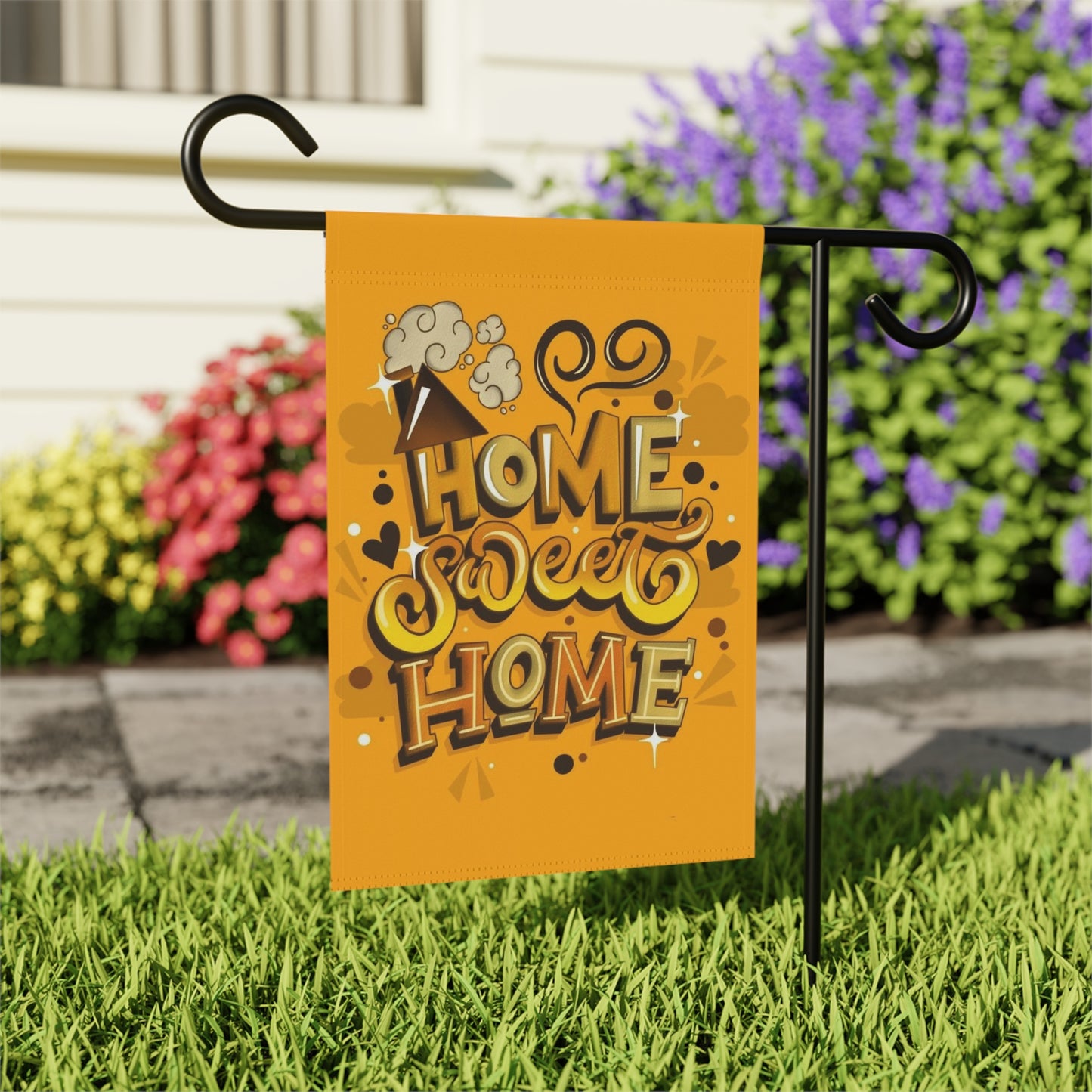 Garden & House Banner(Home sweet home )