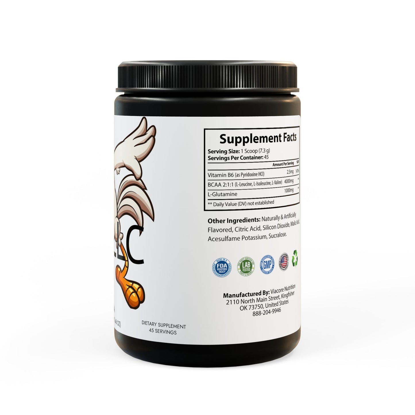 Be ye covered llc Dabb BCAA Supplement, Watermelon (325g, 11.46oz, 45 servings)