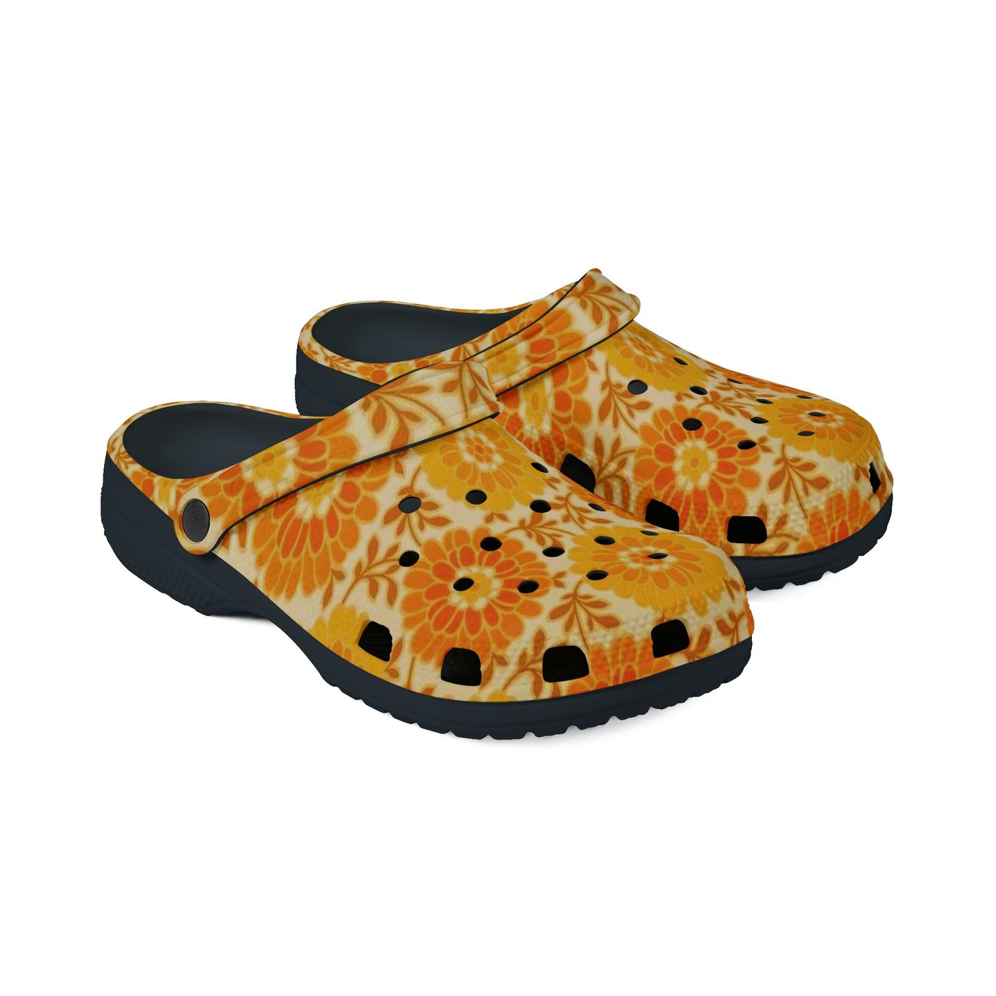 Retro flowers Clog