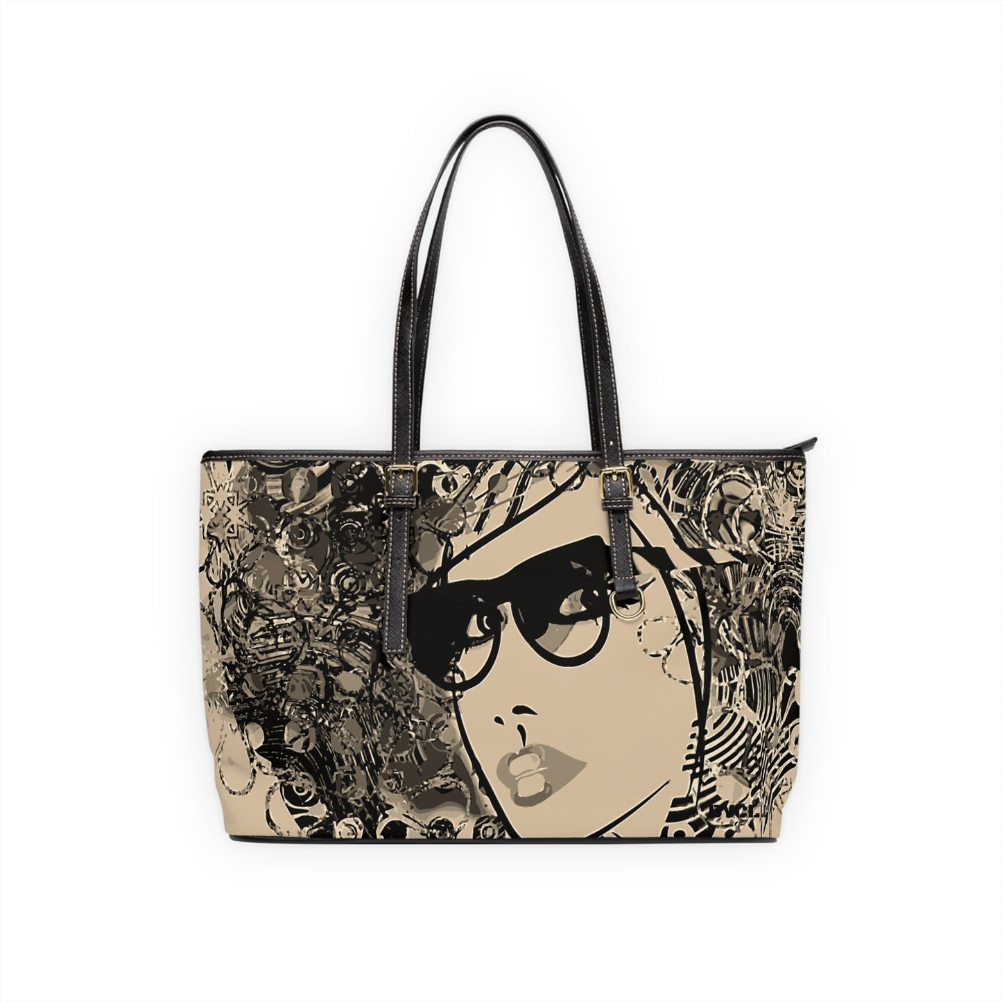 PU Leather Shoulder Bag(Glam Sis)