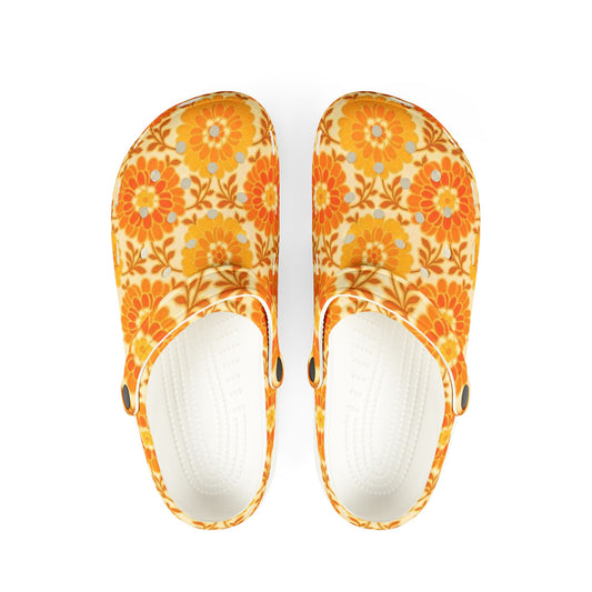 Retro flowers Clog