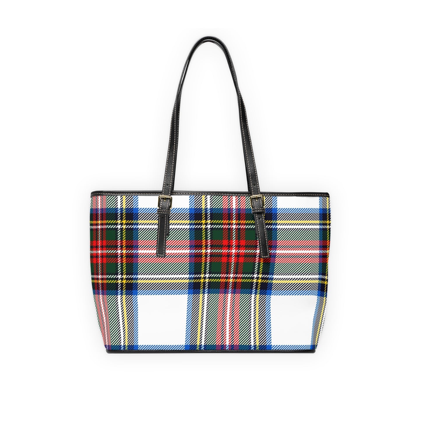 PU Leather Shoulder Bag(Plaid)