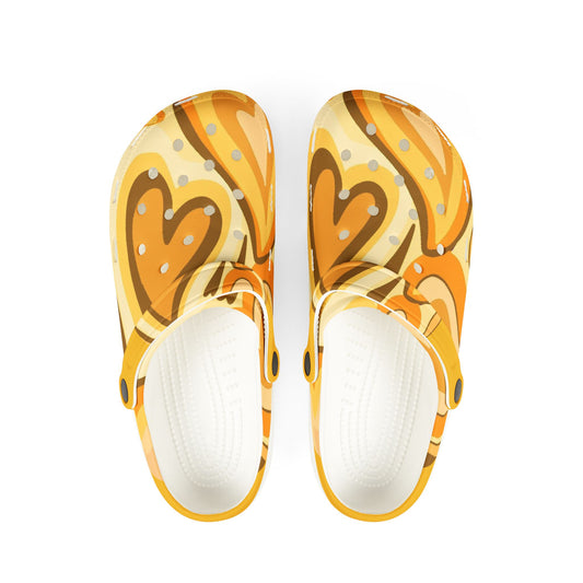 Hippie yellow Clogs