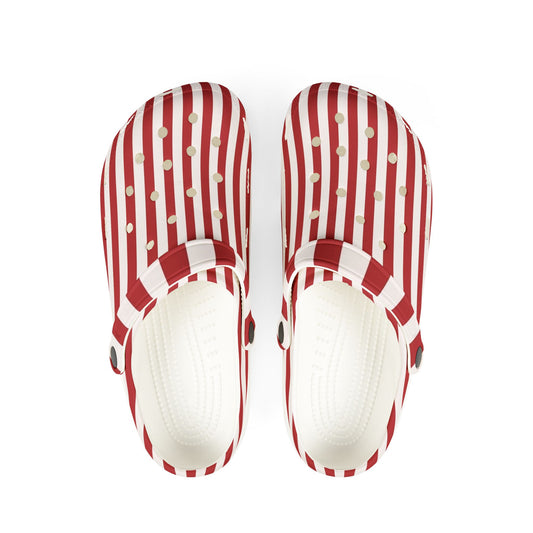 Stripe clogs