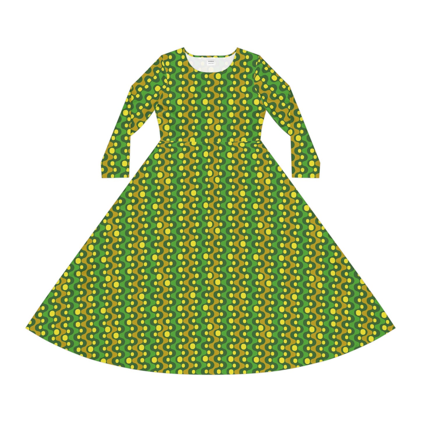 Women's Long Sleeve Dress (Hippie)