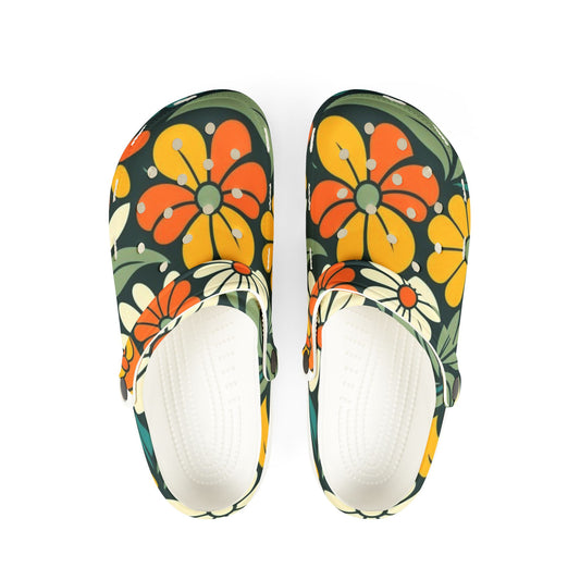 Floral Clogs