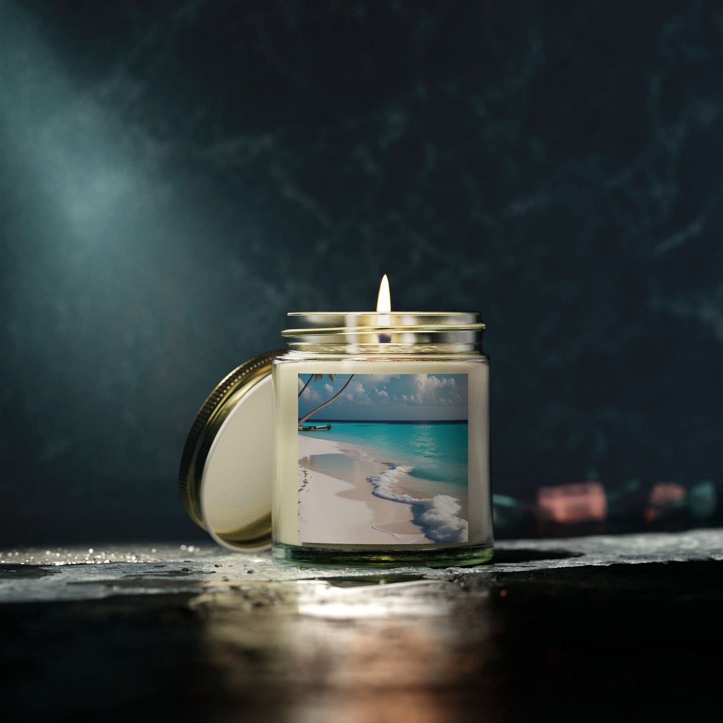 Beach and woody Candle (4oz, 9oz)