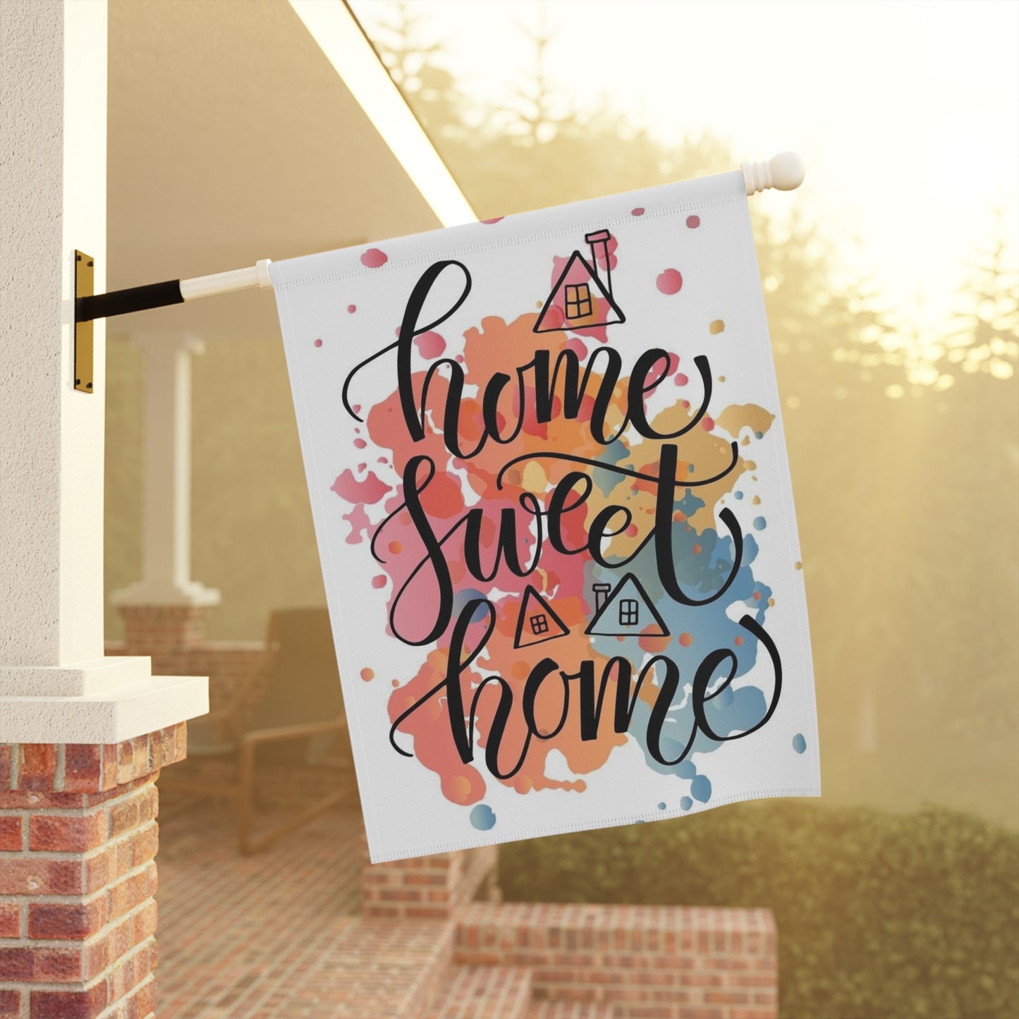 Garden & House Banner(Home sweet home)