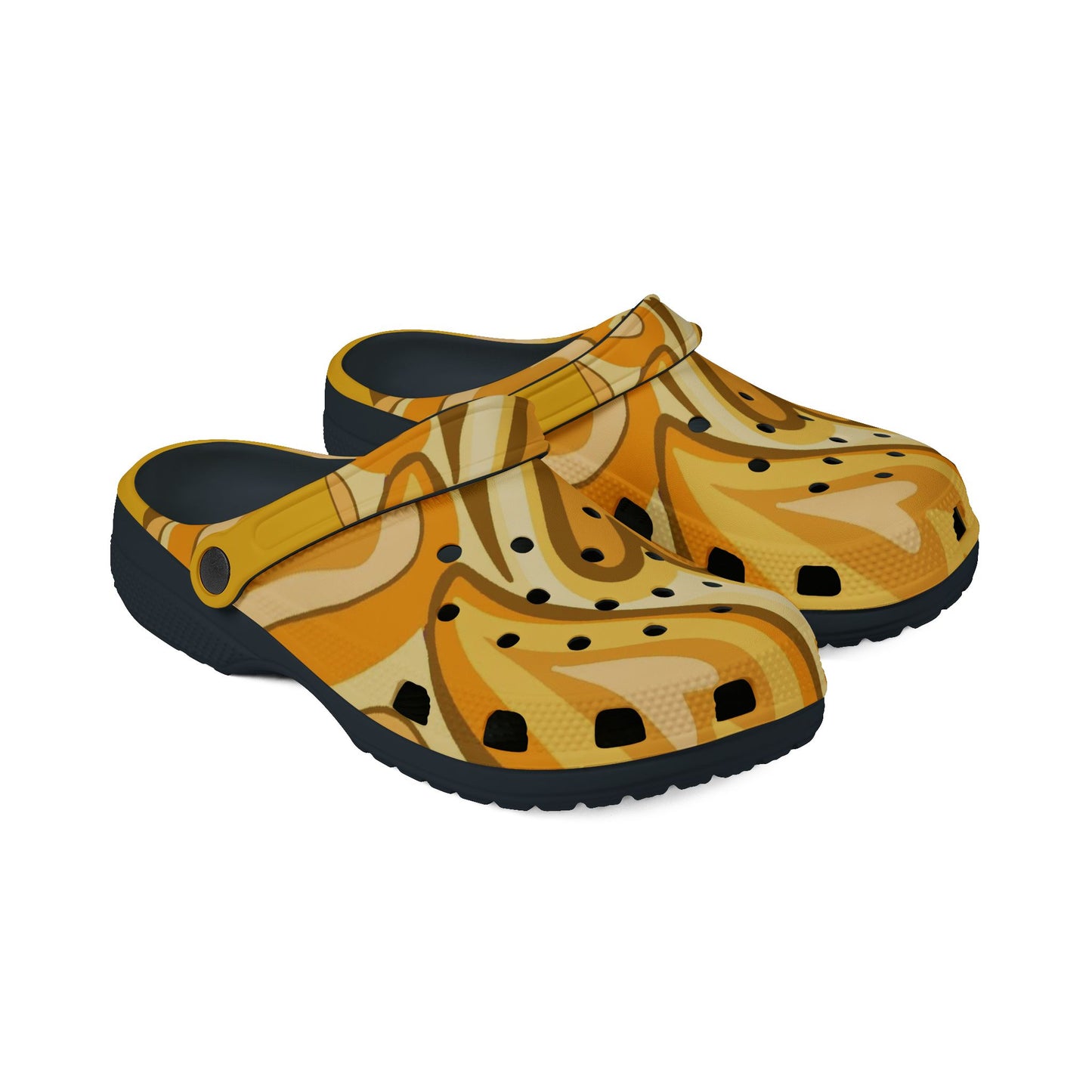 Hippie yellow Clogs