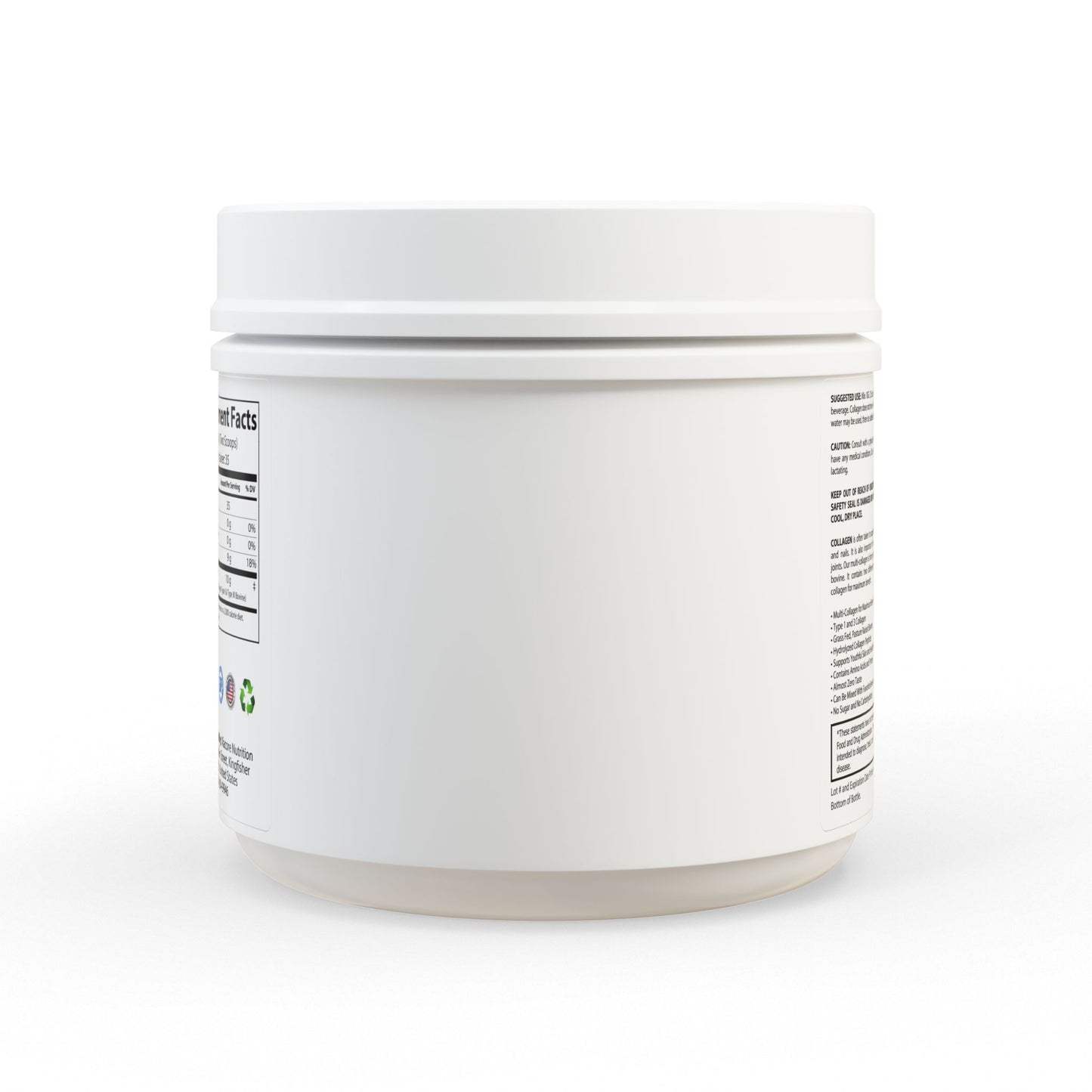 Be ye covered llc Collagen Peptides Type I & III Supplement (350g, 12.3oz)