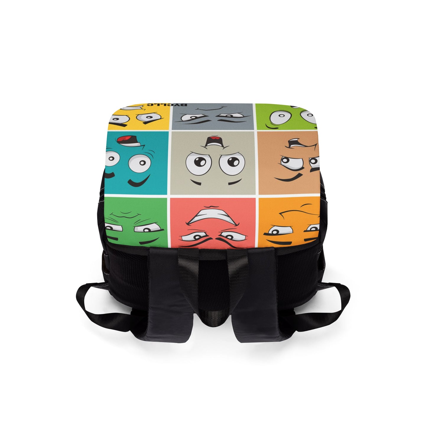 Casual Shoulder Backpack(Colorful Smile)