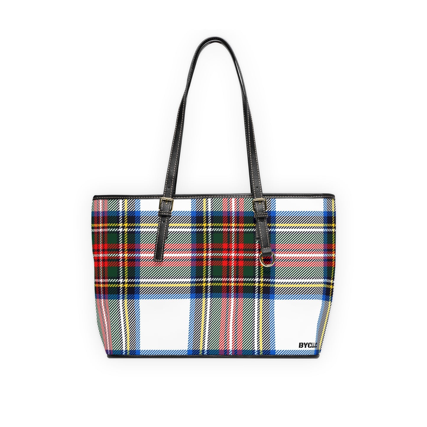 PU Leather Shoulder Bag(Plaid)