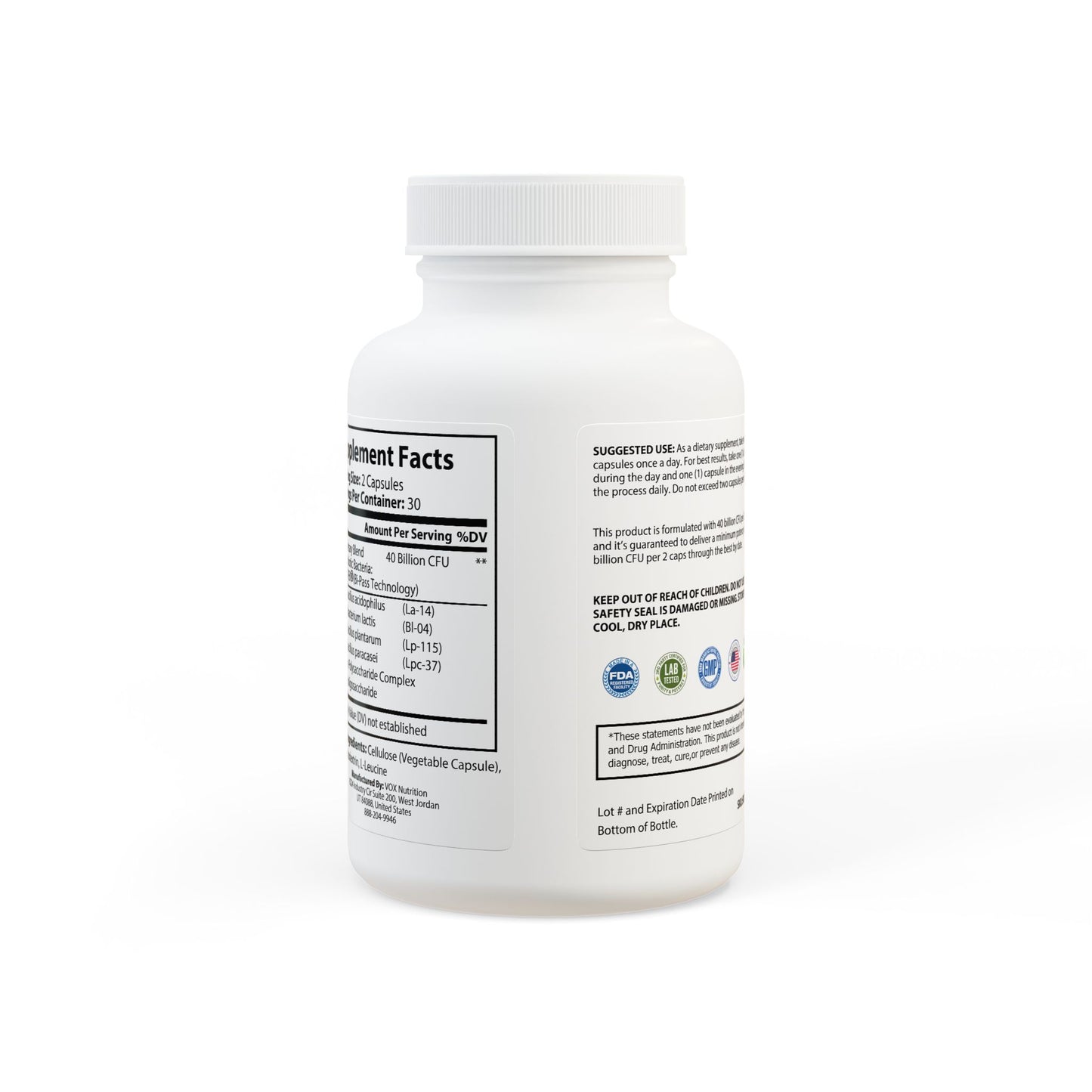 Be ye covered llc Probiotics Supplement (60 Capsules)