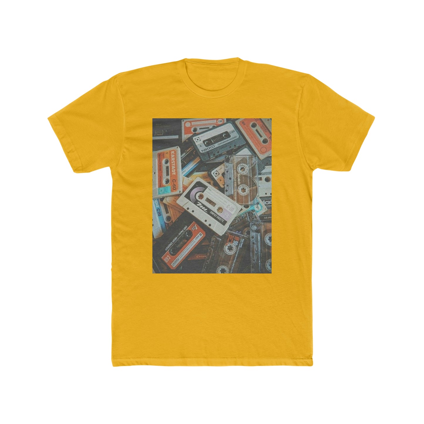 Men's Cotton Crew Tee(Retro Music)
