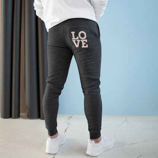 Unisex Premium Fleece Joggers(Love)