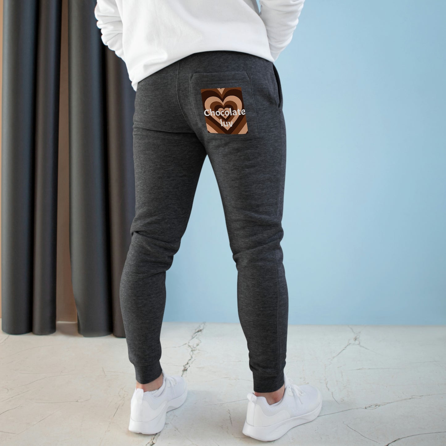 Unisex Premium Fleece Joggers(chocolate luv)