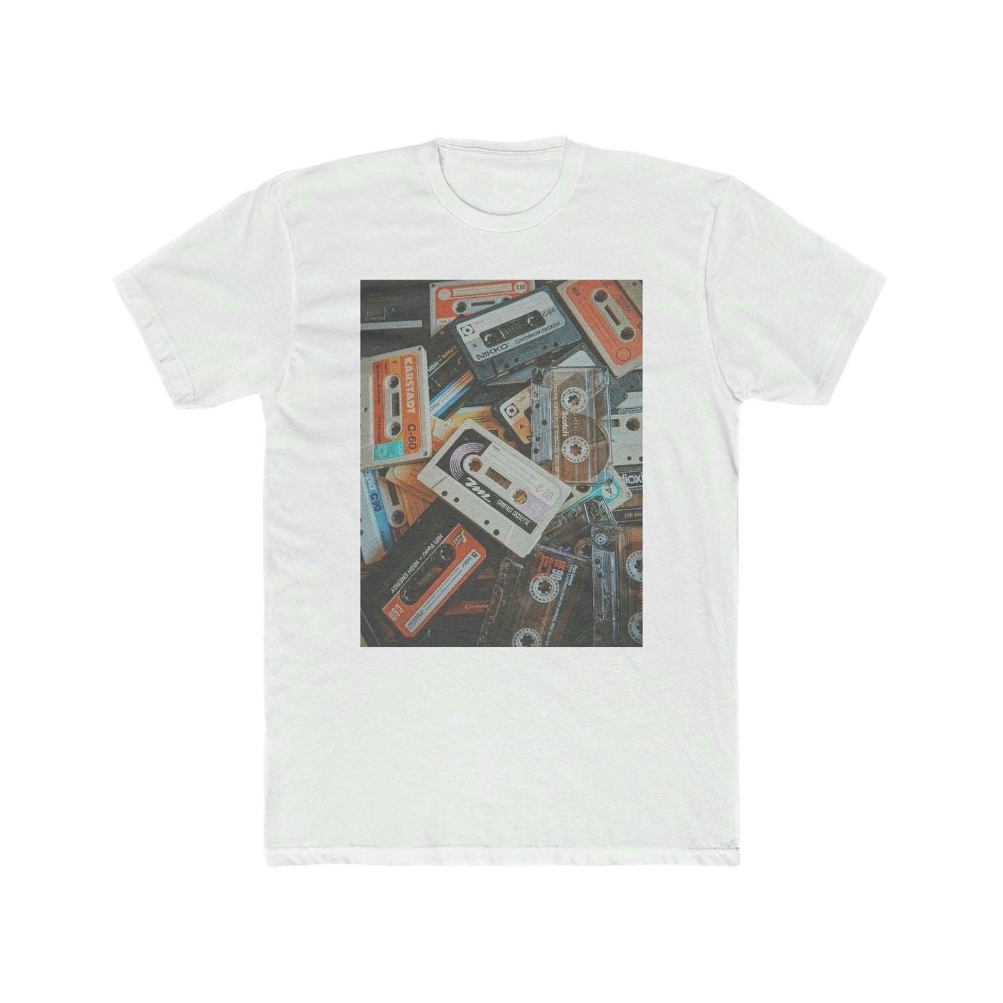 Men's Cotton Crew Tee(Retro Music)