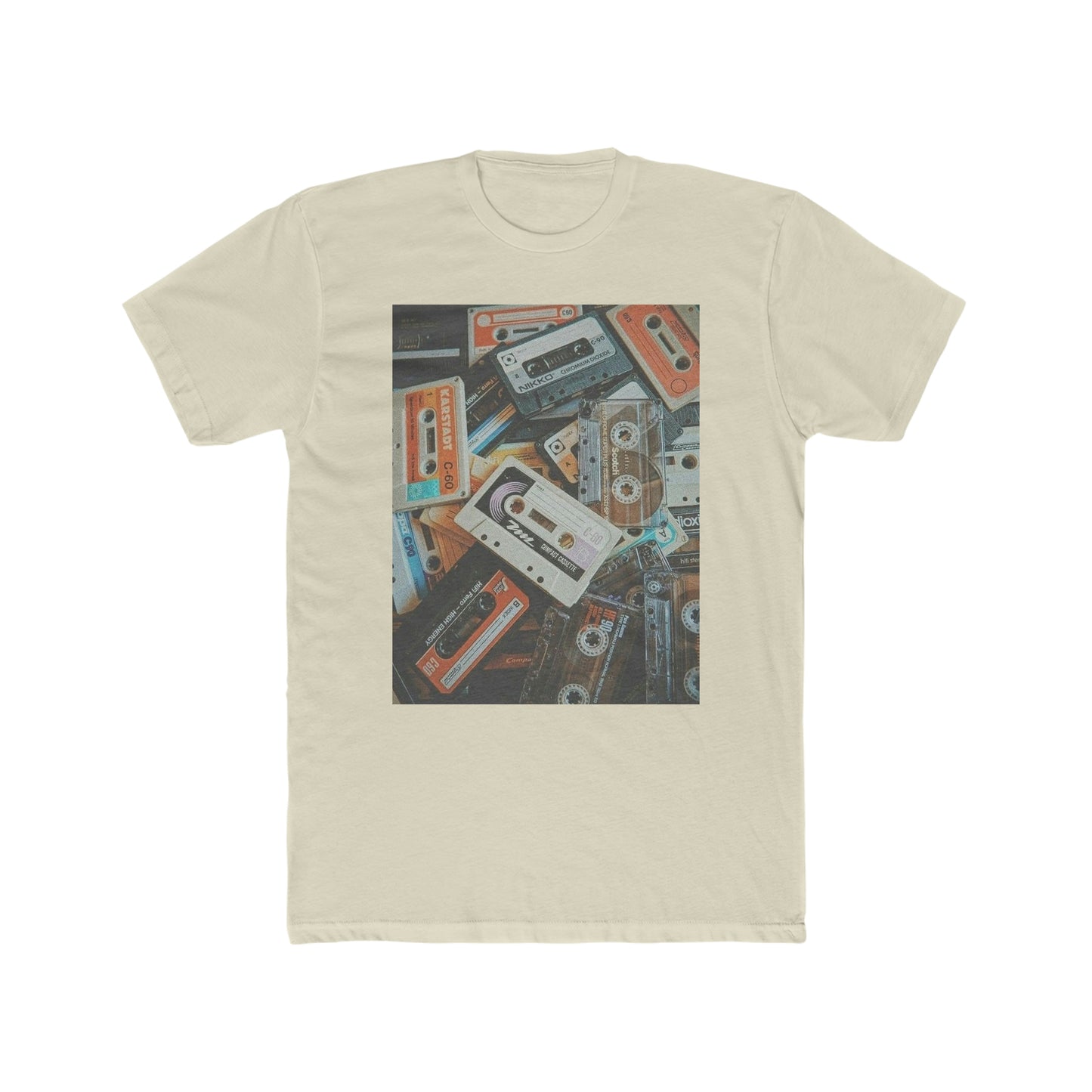 Men's Cotton Crew Tee(Retro Music)