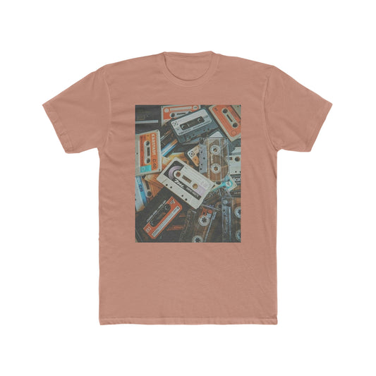 Men's Cotton Crew Tee(Retro Music)