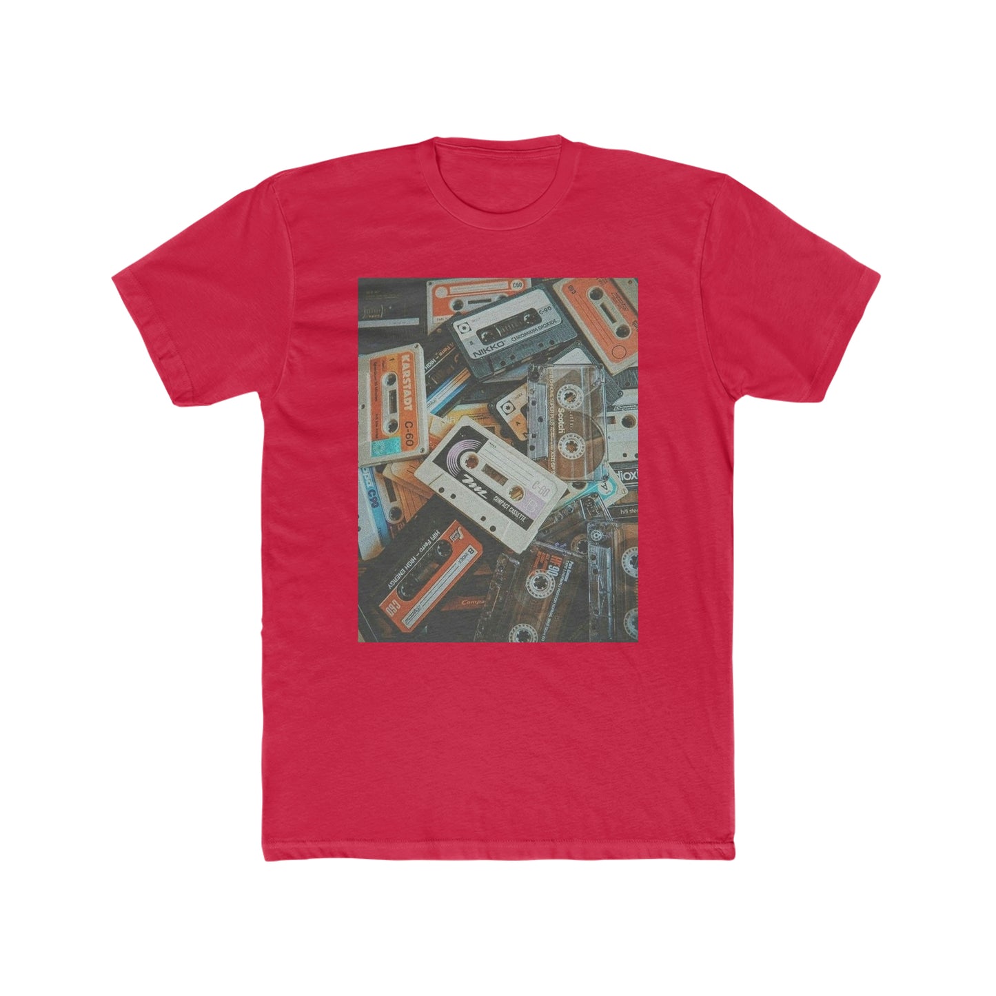 Men's Cotton Crew Tee(Retro Music)