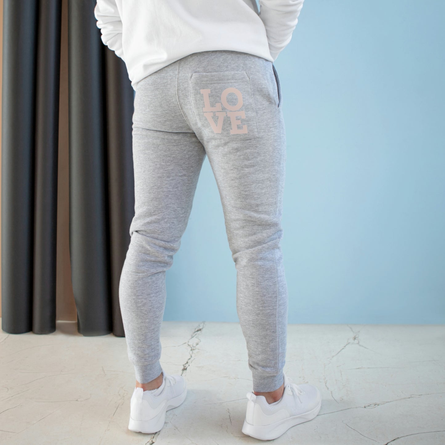 Unisex Premium Fleece Joggers(Love)