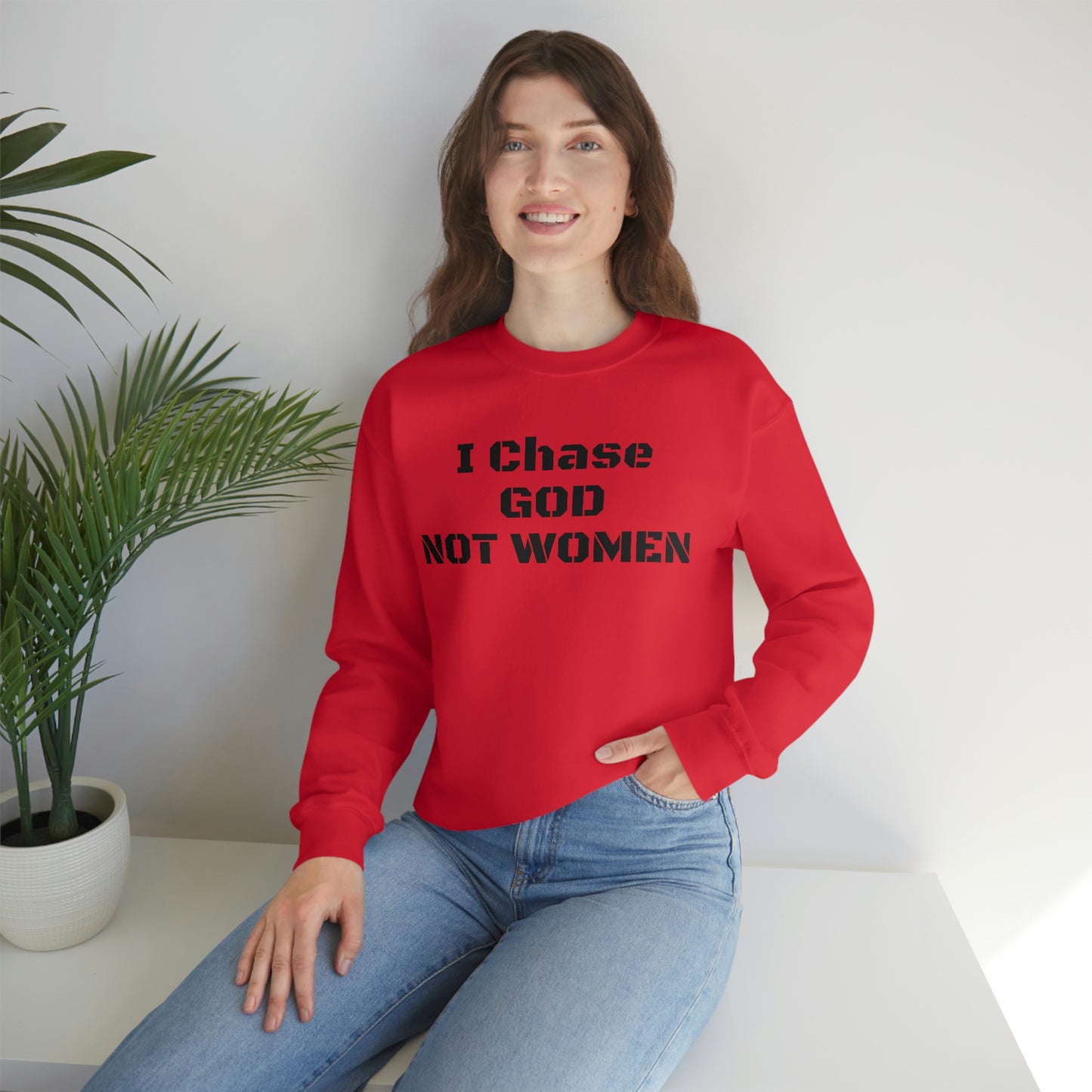 Unisex Sweatshirt(I Chase GOD)