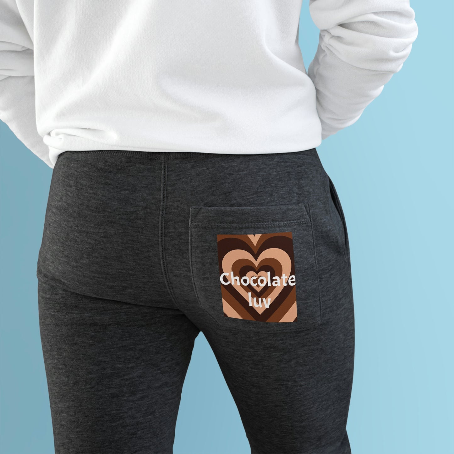 Unisex Premium Fleece Joggers(chocolate luv)