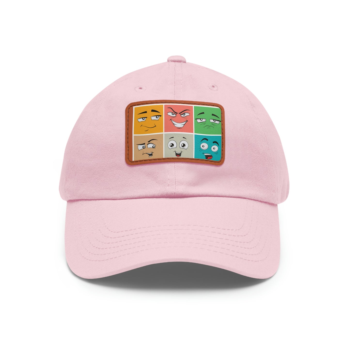 Dad Hat with Patch(colorful smile)