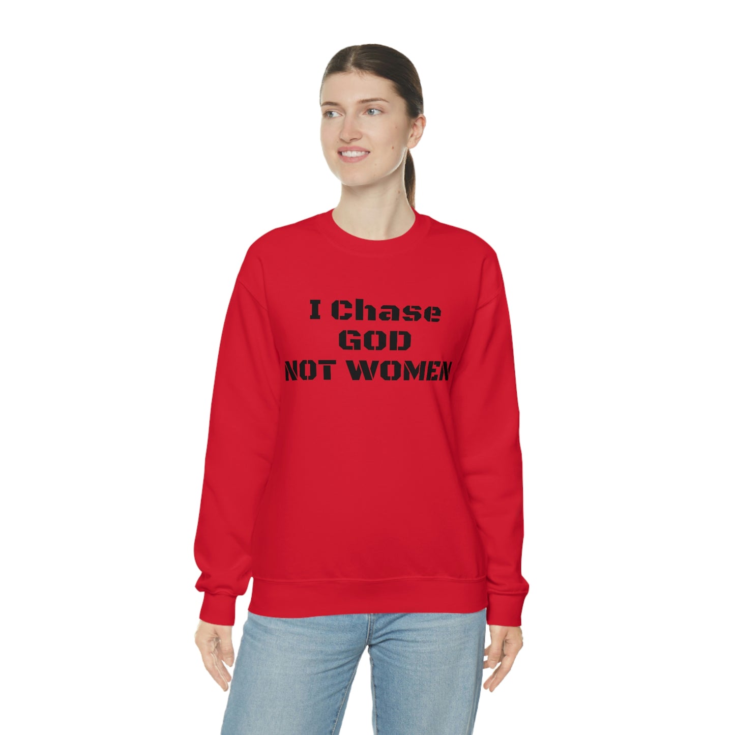 Unisex Sweatshirt(I Chase GOD)