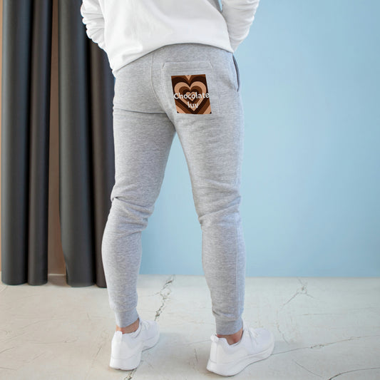 Unisex Premium Fleece Joggers(chocolate luv)