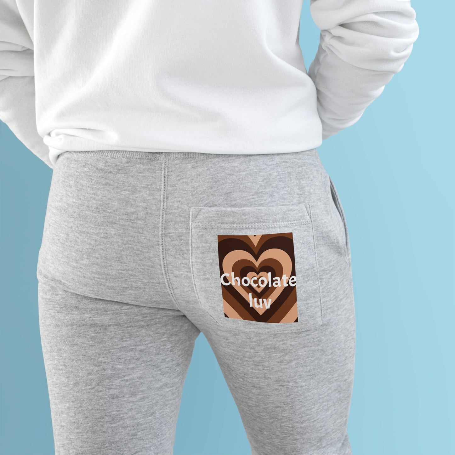 Unisex Premium Fleece Joggers(chocolate luv)