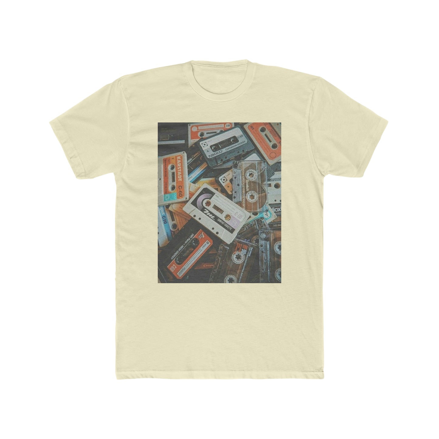 Men's Cotton Crew Tee(Retro Music)