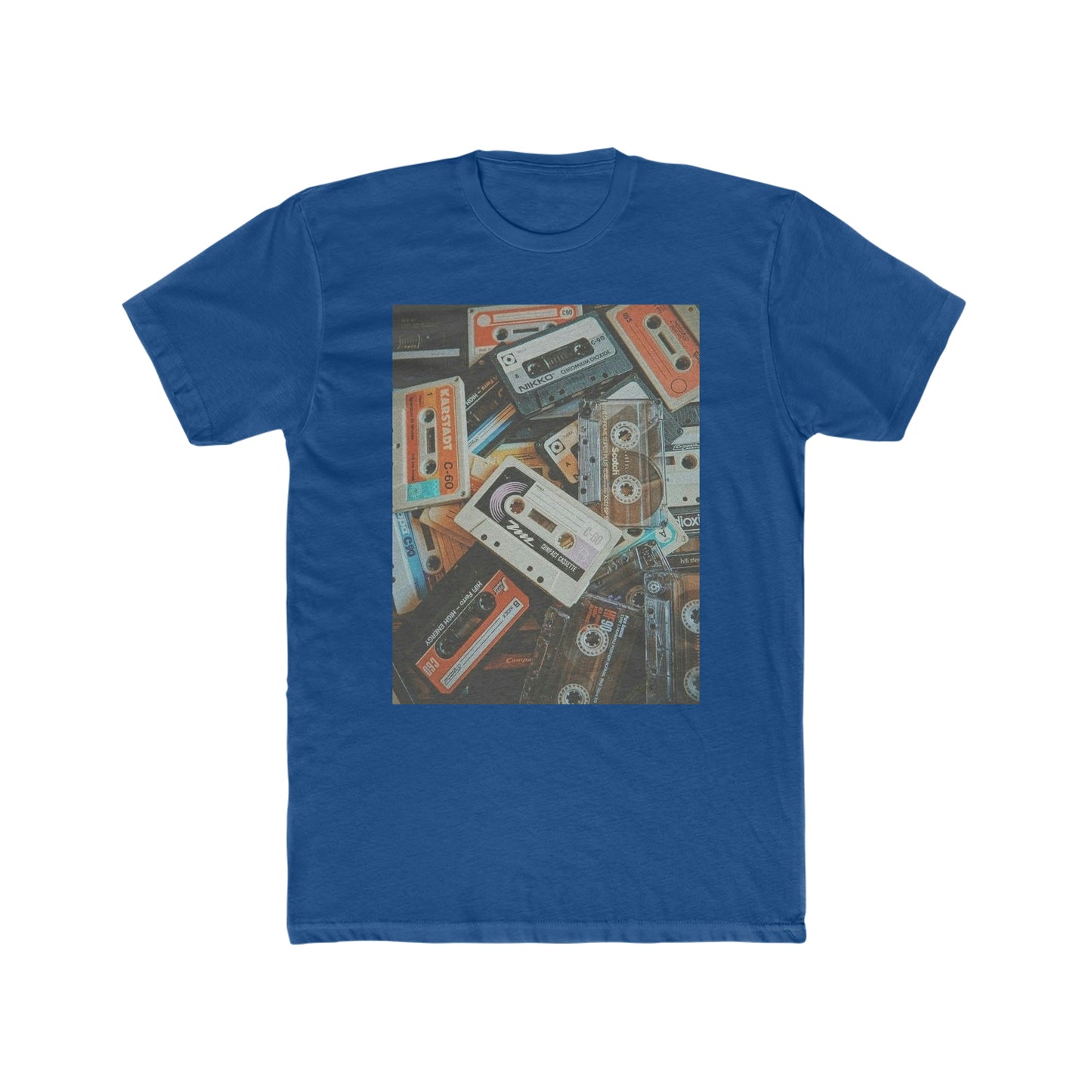 Men's Cotton Crew Tee(Retro Music)