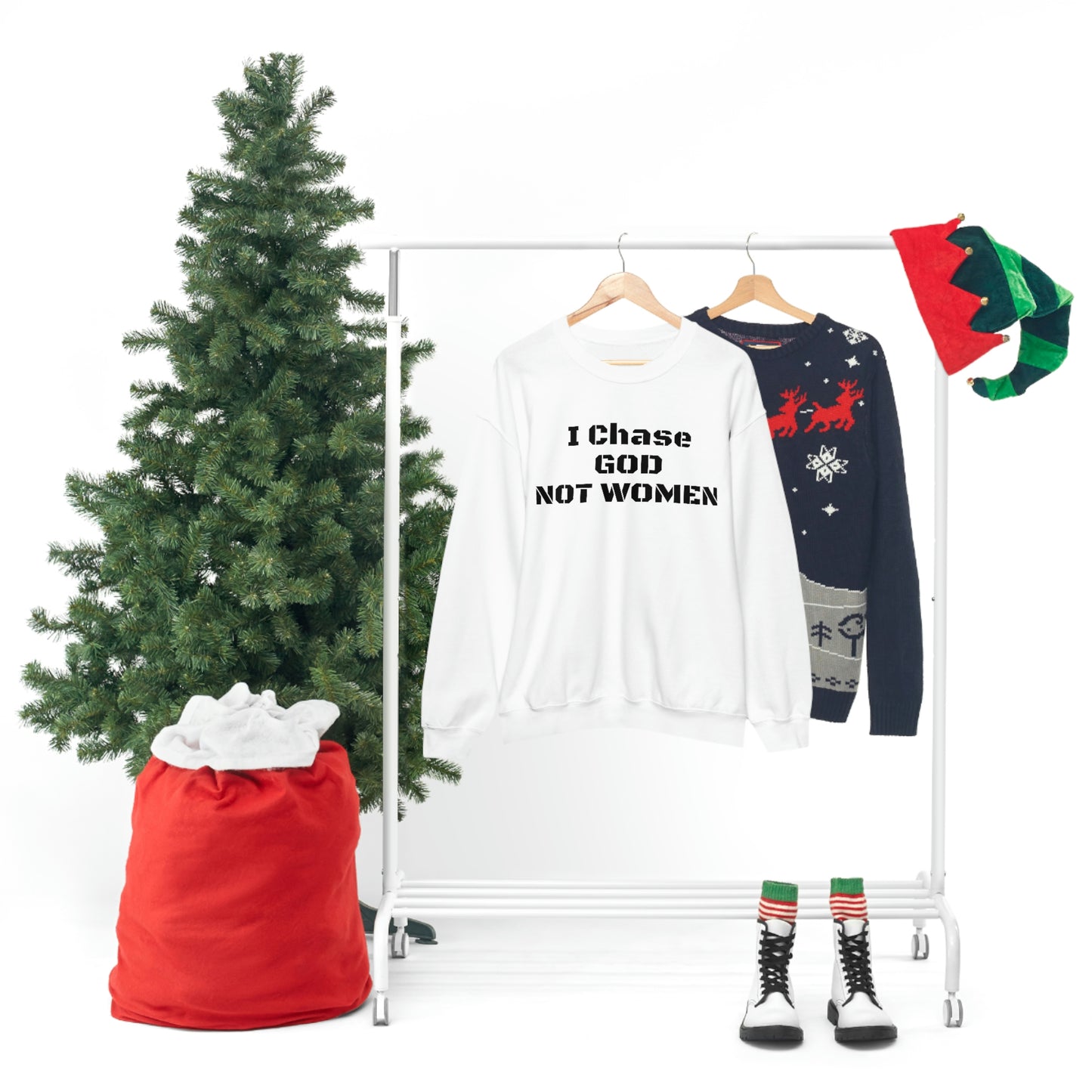 Unisex Sweatshirt(I Chase GOD)