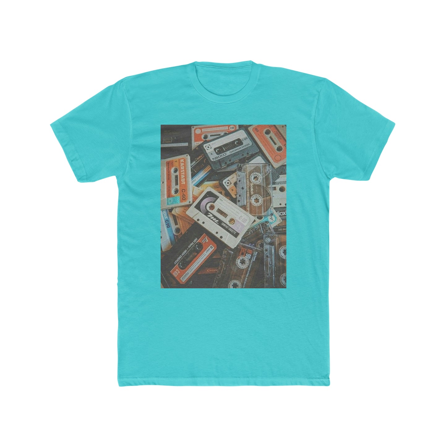 Men's Cotton Crew Tee(Retro Music)