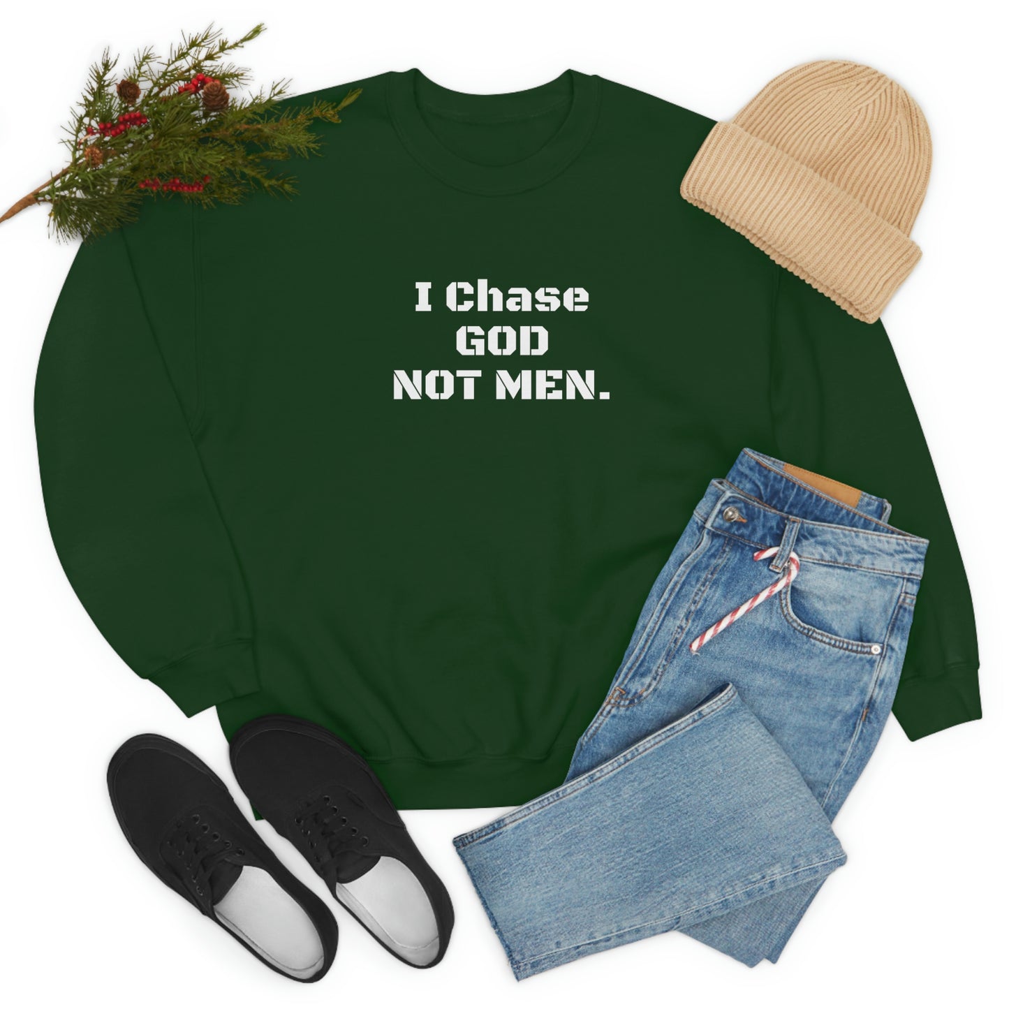 Unisex Sweatshirt(I Chase God)