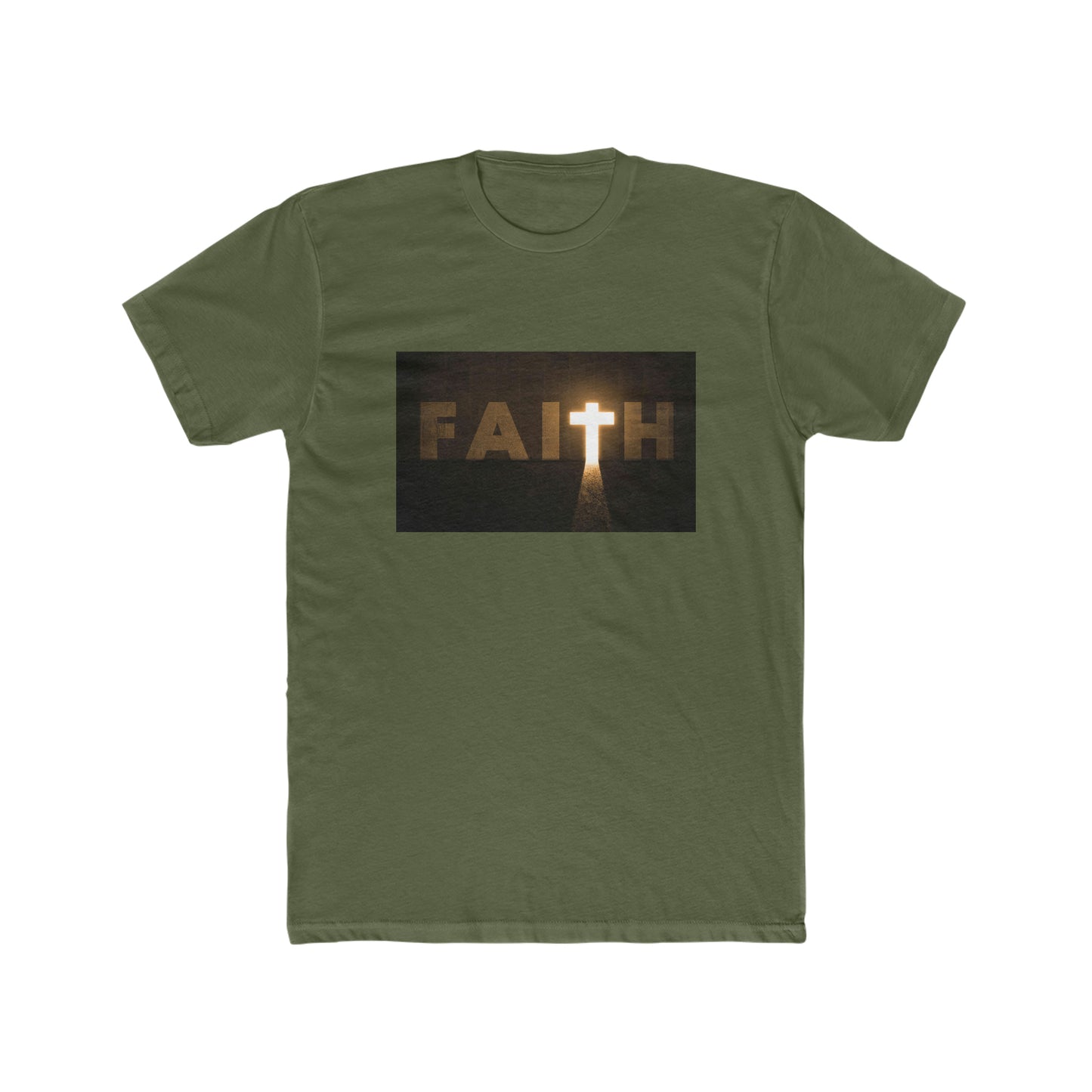 Men's Cotton Crew Tee(Faith)