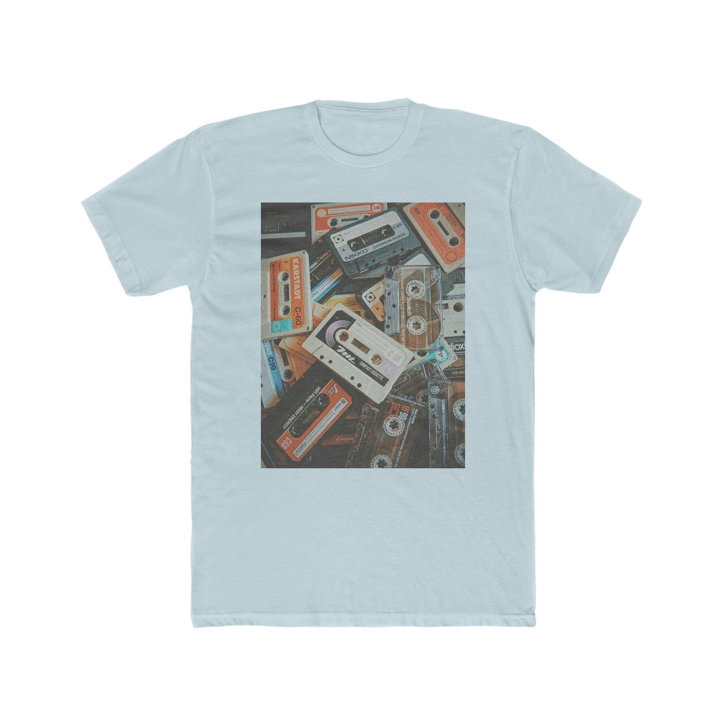 Men's Cotton Crew Tee(Retro Music)