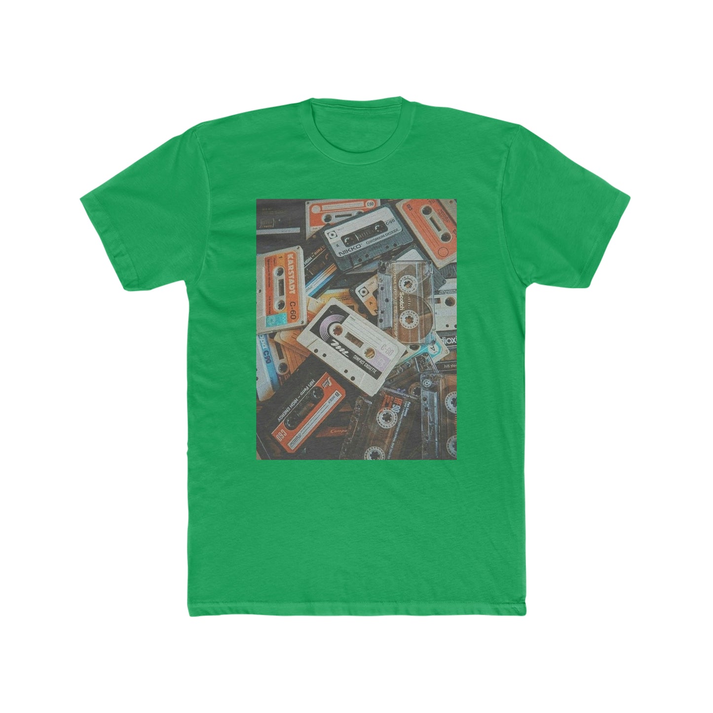 Men's Cotton Crew Tee(Retro Music)