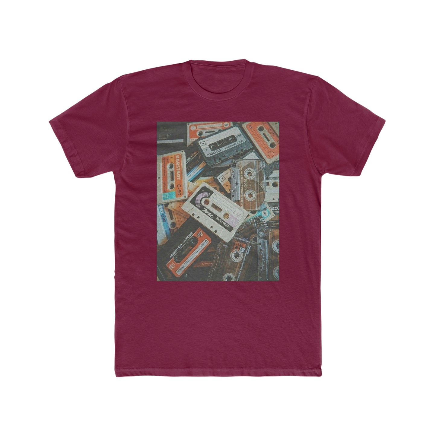 Men's Cotton Crew Tee(Retro Music)
