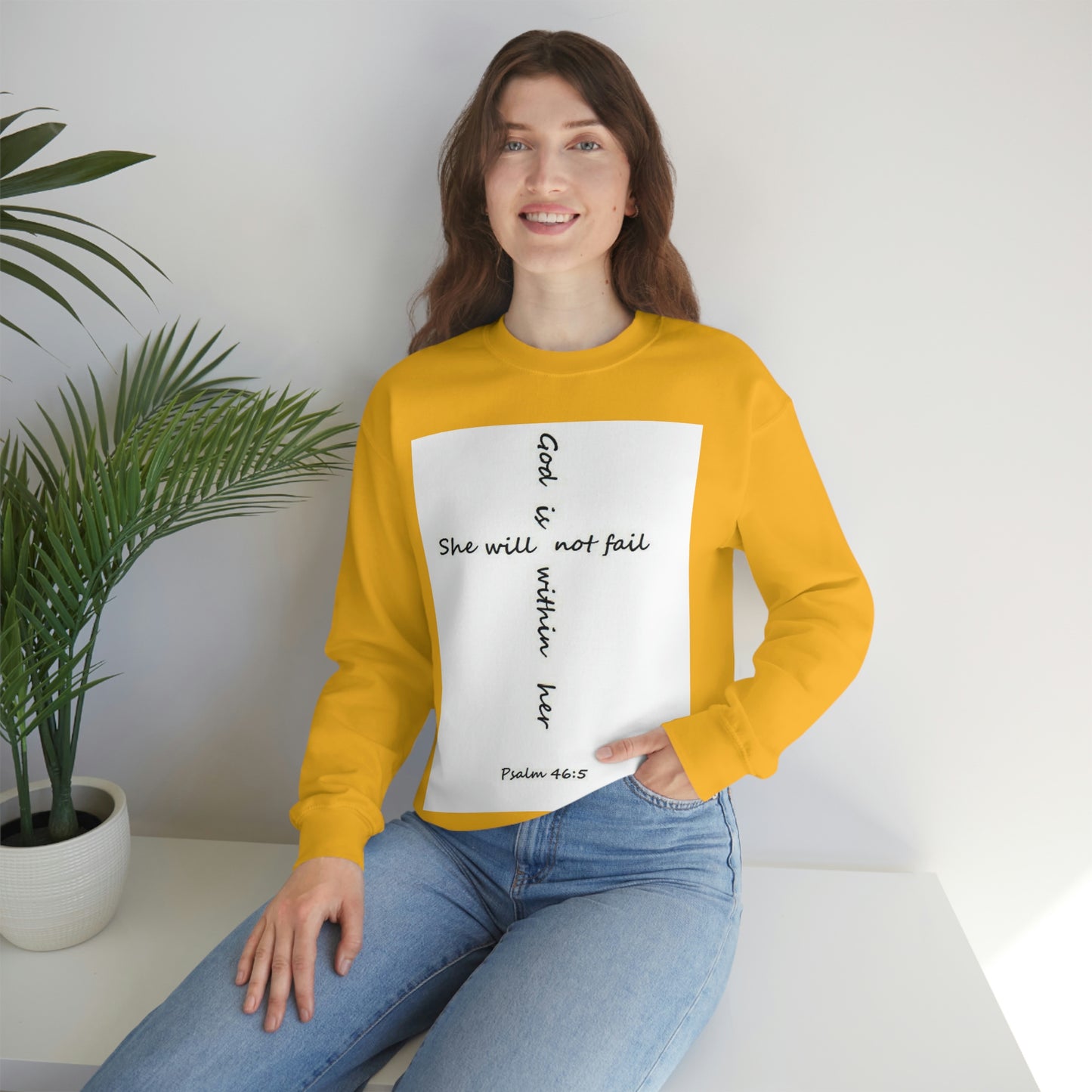 Unisex Heavy Blend(She will not fail)