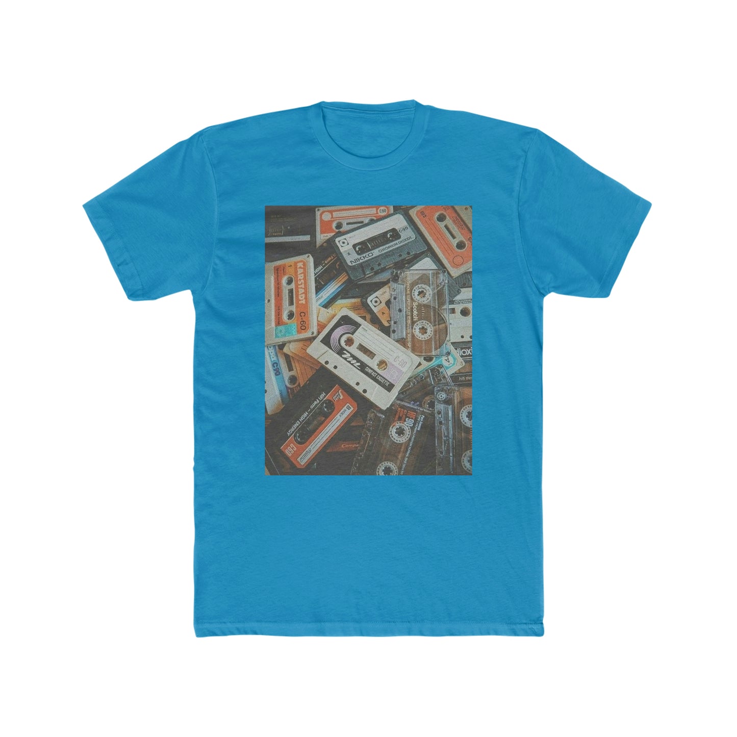 Men's Cotton Crew Tee(Retro Music)
