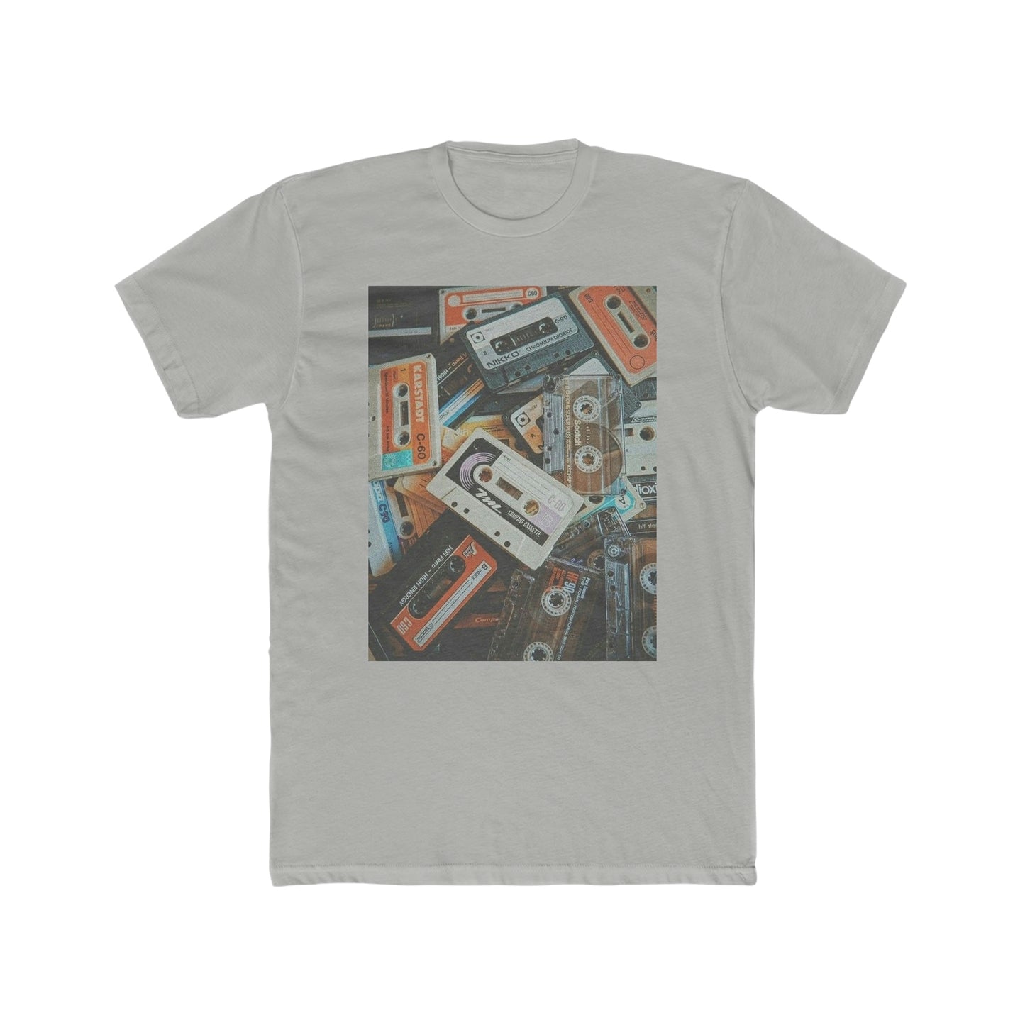 Men's Cotton Crew Tee(Retro Music)