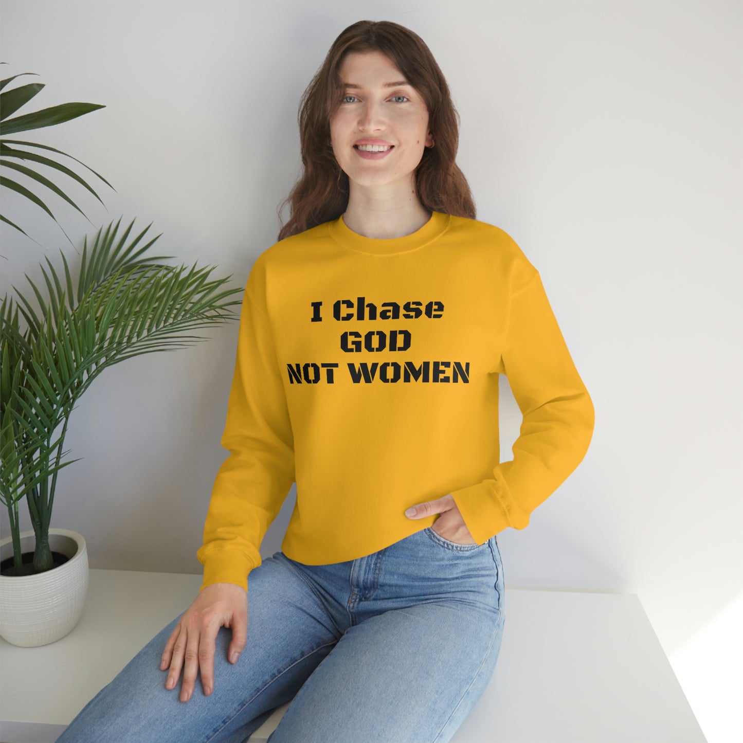 Unisex Sweatshirt(I Chase GOD)