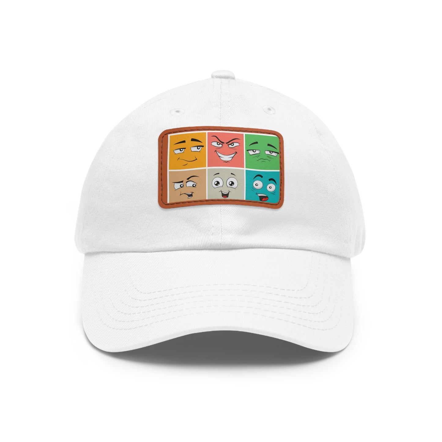 Dad Hat with Patch(colorful smile)